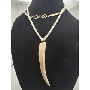 Faceted Cream Bead Necklace w/ Blue Flash, Jadeite, Feldspar